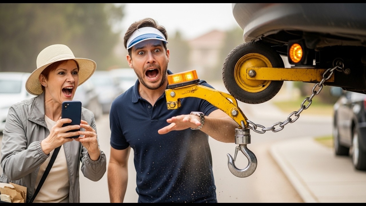The Tow Hook Was Already Under My Car When The HOA Vendor Coordinator Started Filming My Reaction