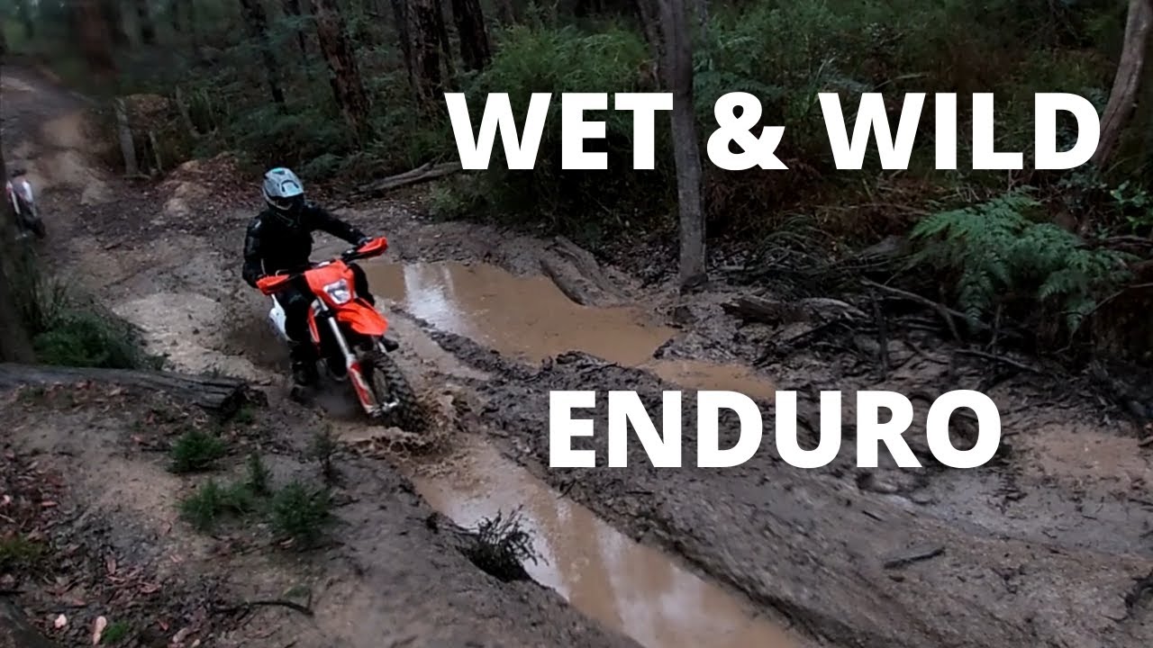 Wet & Wild Enduro On The KTM 450s