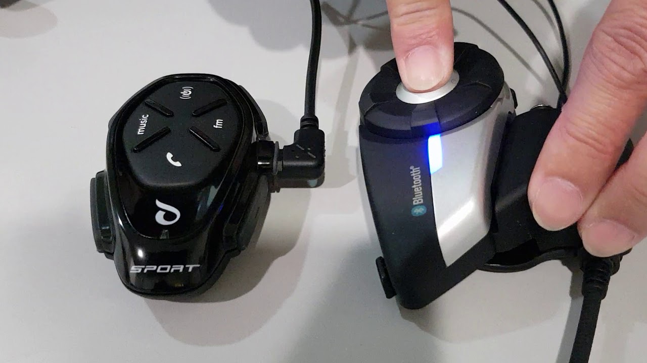 Interphone SPORT intercom bluetooth pairing with Sena 20S