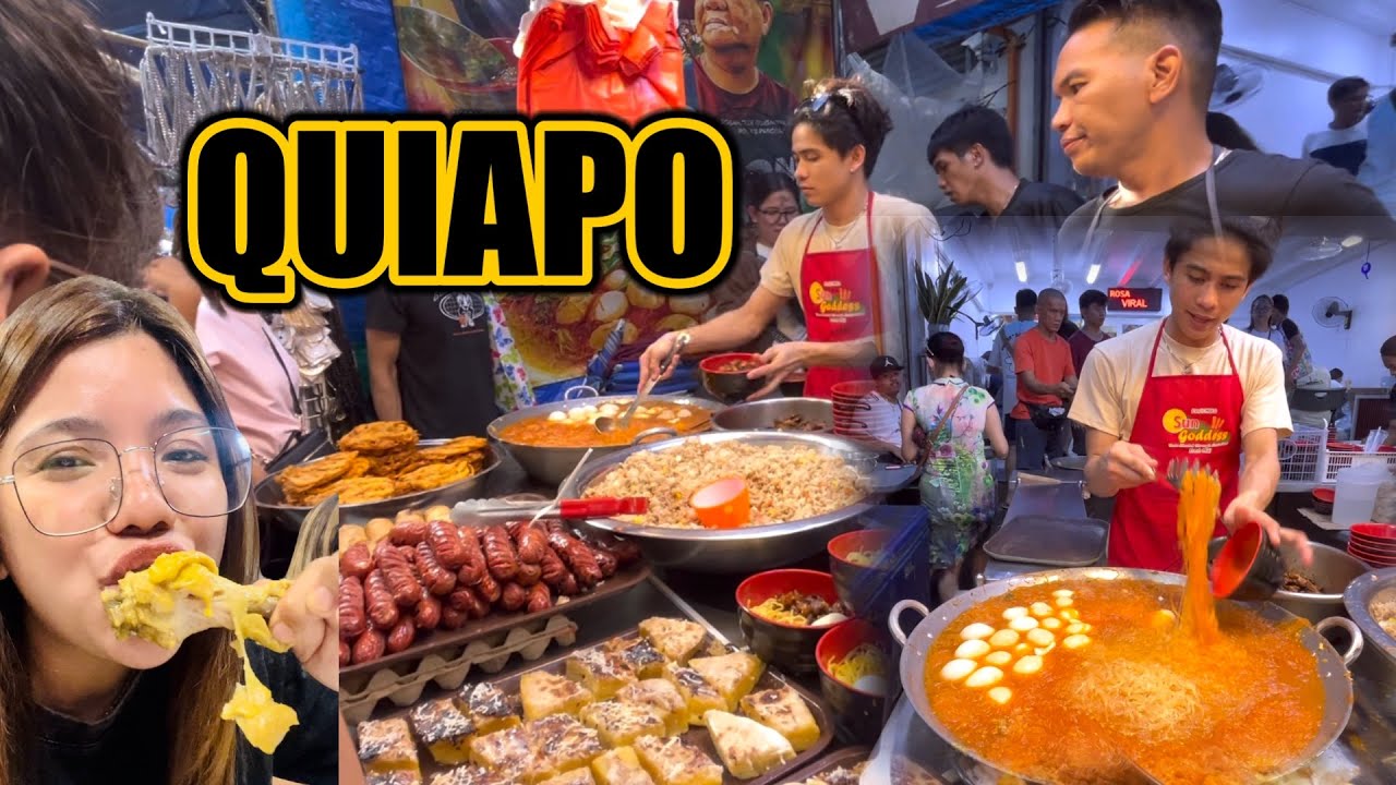 ISANG KAINAN SA QUIAPO! NADISMAYA AKO SA NAKAIN NAMIN!