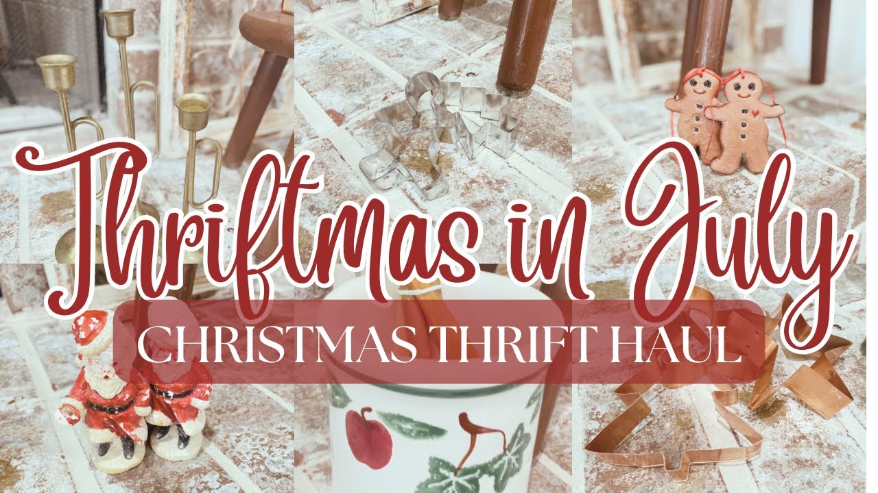 THRIFTMAS IN JULY | THRIFTED CHRISTMAS DECOR 🎄❤️