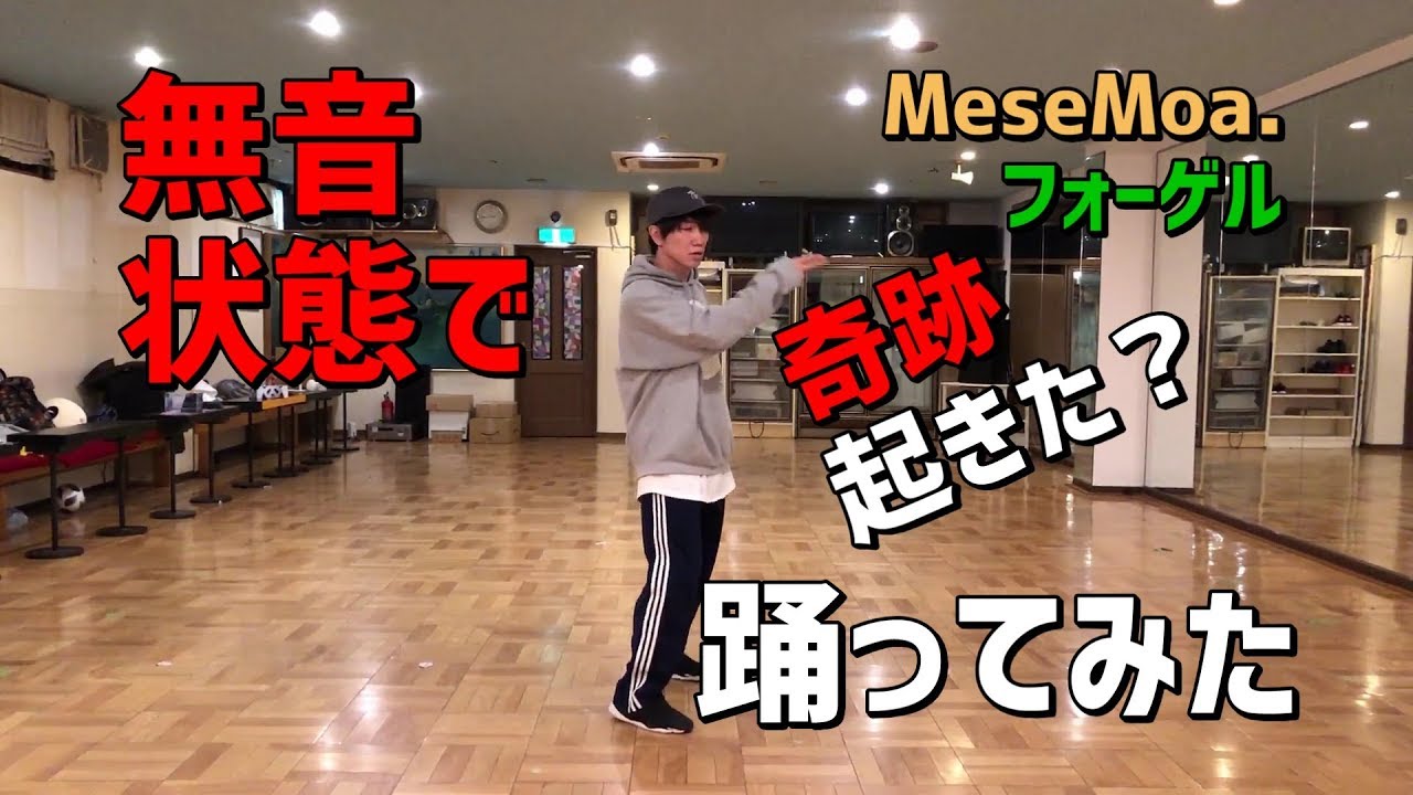 踊り慣れた曲なら無音状態で踊っても音源とピッタリ合うはず！？（フォーゲルver）