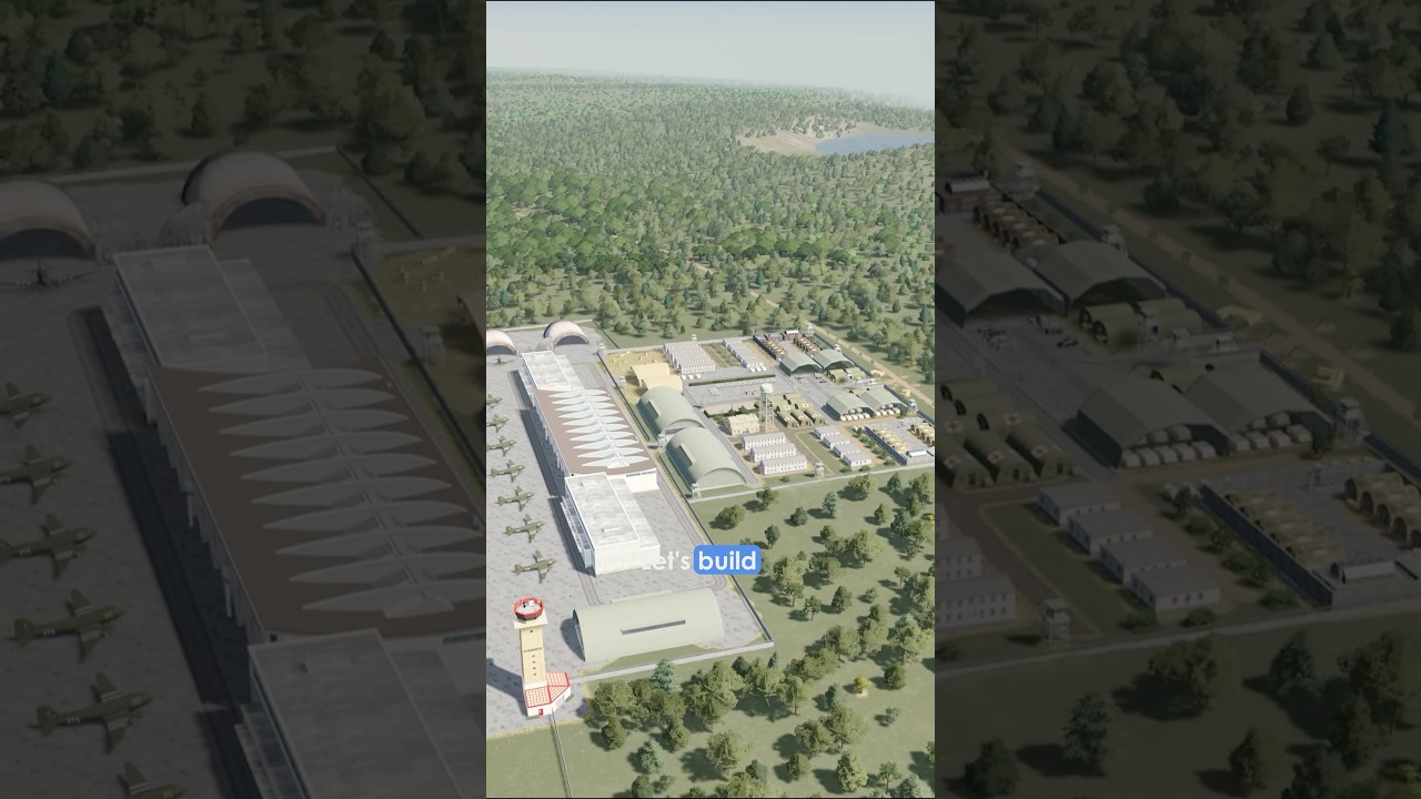 Construction d'une base militaire #jeuxvid&eacute;o #citiesskylines #militaire