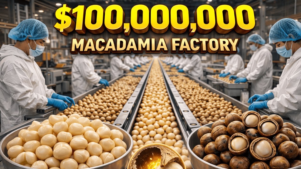 Inside a $100,000,000 Macadamia Factory | The Full Process You’ve Never Seen