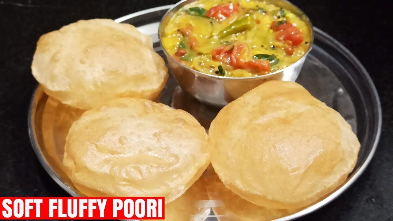 Soft Fluffy Poori | Poori recipe | How to make Soft poori
