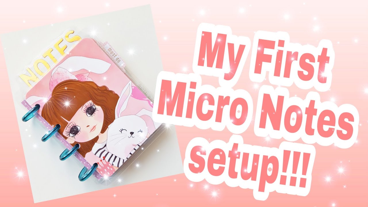 SETTING  UP MY FIRST  HAPPY PLANNER MICRO NOTES | Planning With Eli