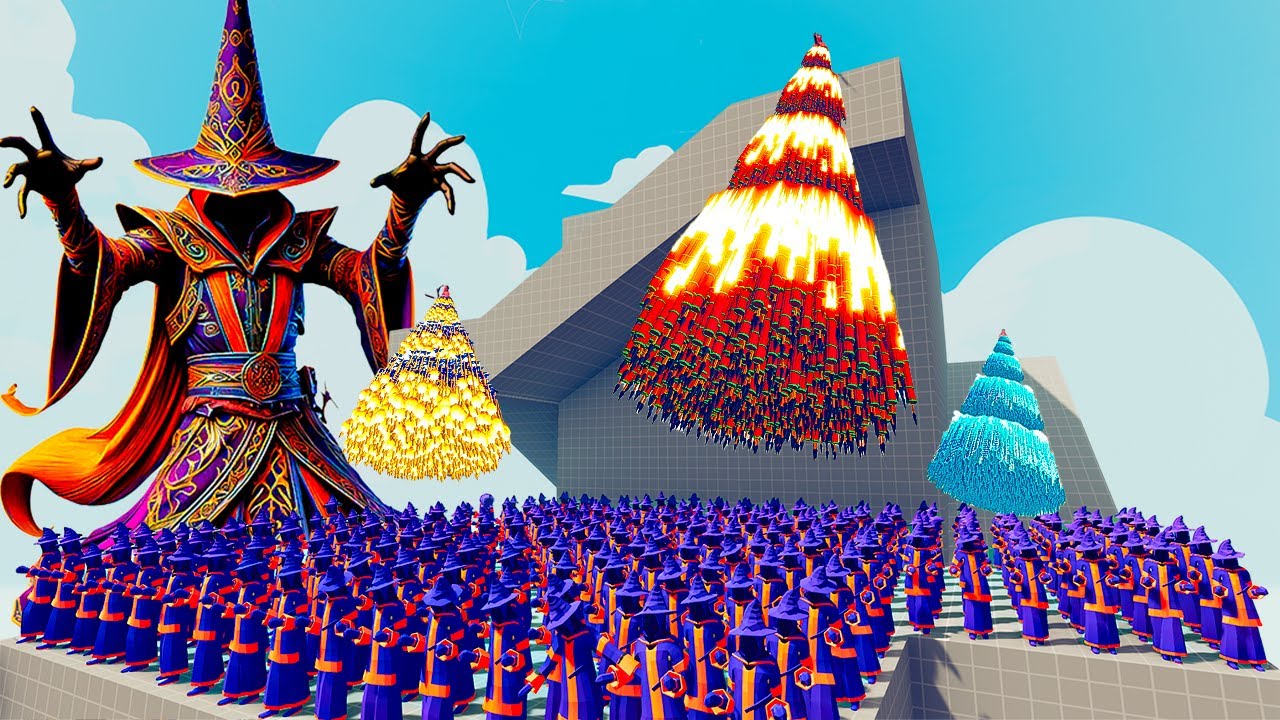 200x NOCTURNIS vs 4x EVERY GOD - Totally Accurate Battle Simulator TABS