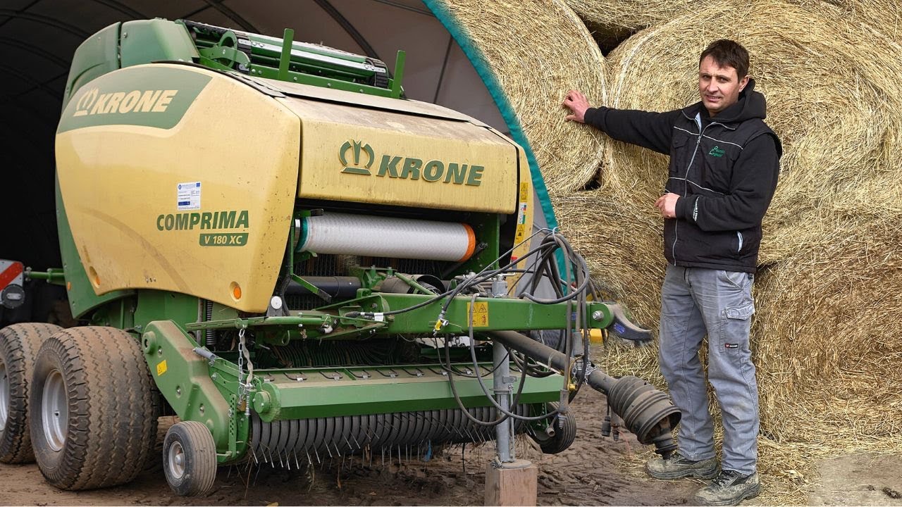 Atuurile fermei lui Ionel Onofrei: 150 vaci angus, balotiera Comprima și grebla Swadro de la Krone
