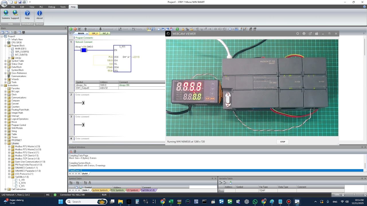 Scalling (S-RTI) untuk Analog Output PLC Huceen menggunakan STEP 7-MicroWIN SMART