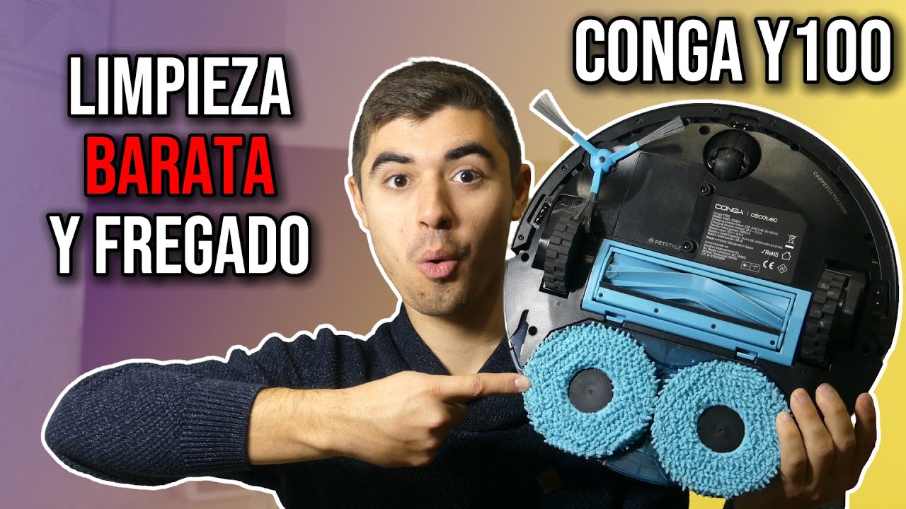 BARATO y LIMPIA MUY BIEN | Conga Y100 - Opiniones y como funciona