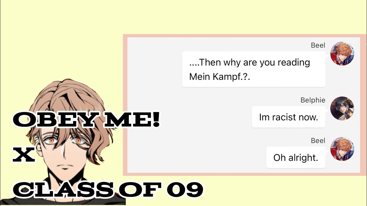 Obey Me! X Class of 09 text skit! (1/?)