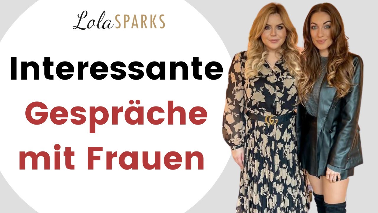 interessante Gespräche mit Frauen haben ohne Gesprächspause
