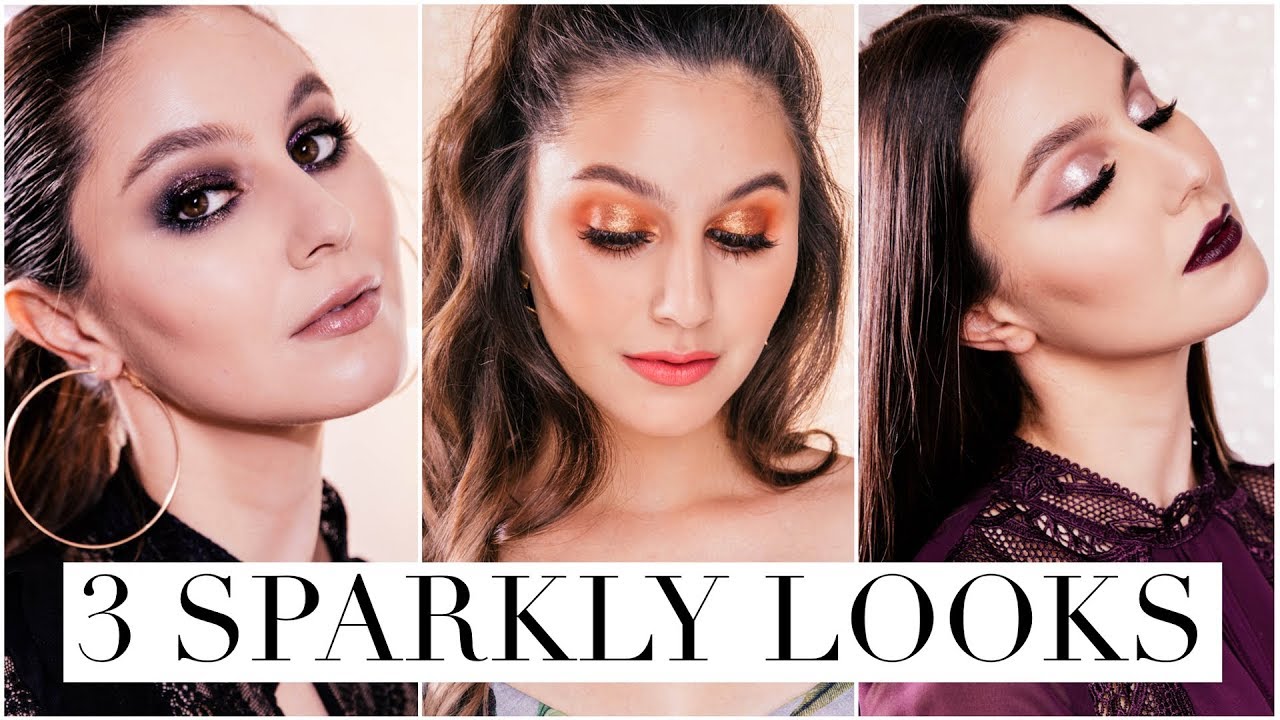 3 Sparkly Holiday Lewks 👀 Feat. Marc Jacobs See-Quins Eyeshadows | Karima McKimmie