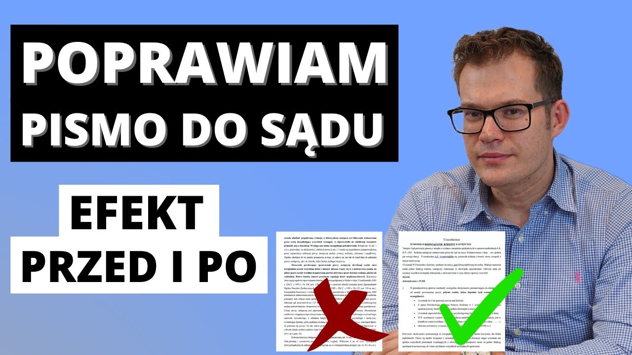 Jak Napisać PISMO do Sądu (KONKRETNY PRZYKŁAD!)