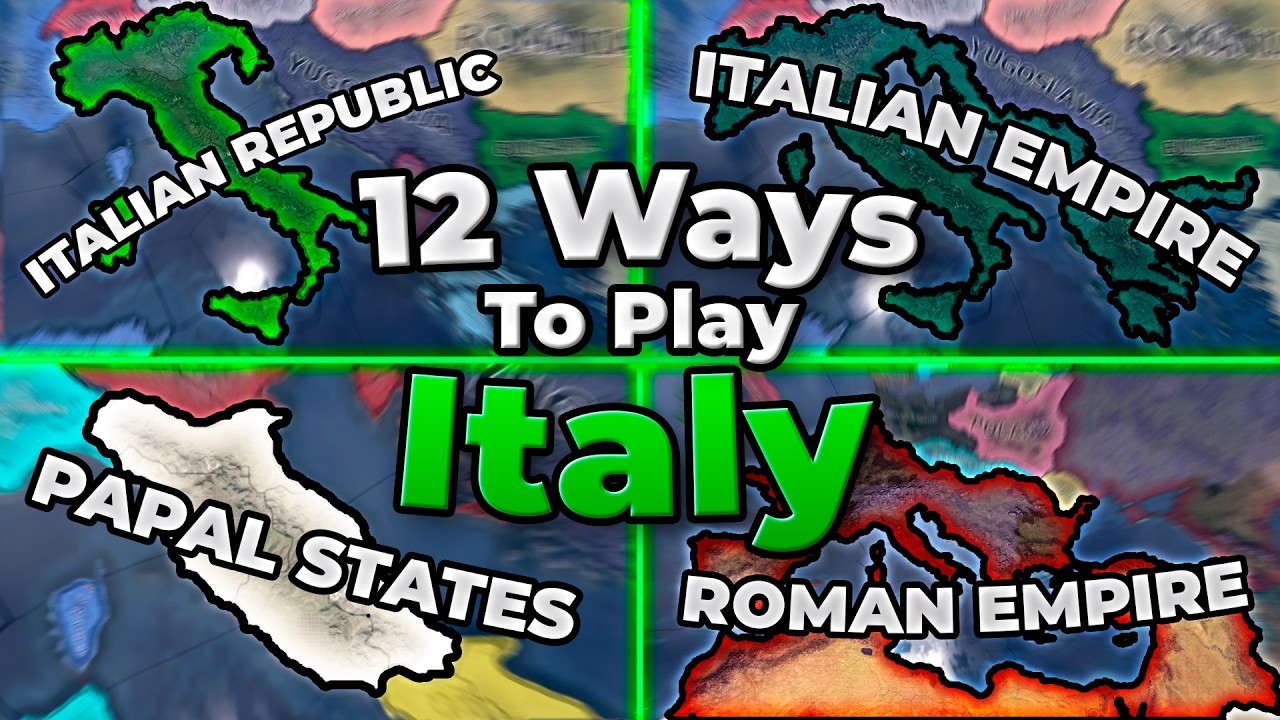 Every Way To Play Italy In Hearts of Iron 4