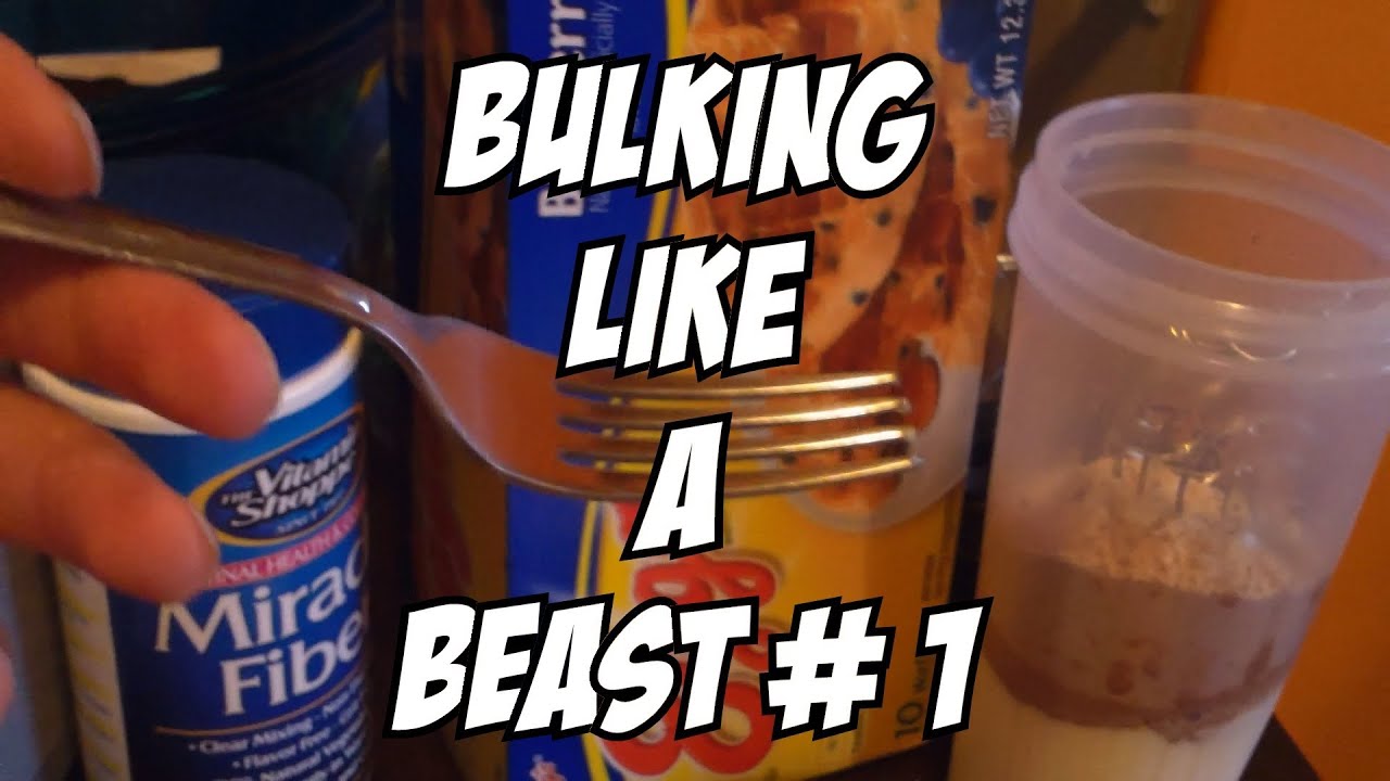 Bulking Like A Beast #1: 1,078 calorie bodybuilding breakfast in 5 mins