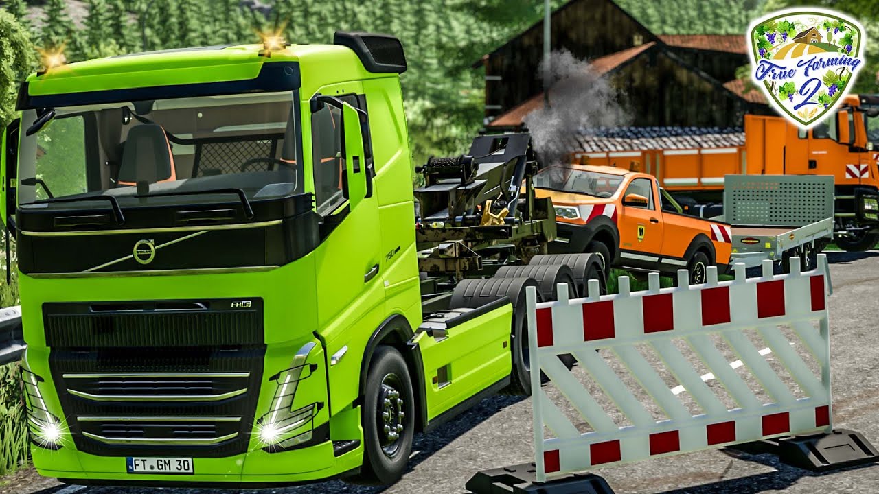 LS22 - ABSCHLEPER im Einsatz! Der PickUp hängt auf der LEITPLANKE #374 | Farming Simulator 22