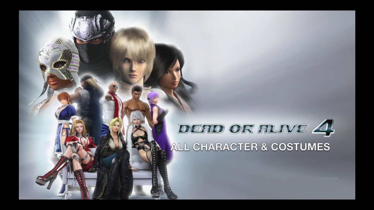 Dead or Alive 4 - All 22 Characters & 105 Costumes Complete Showcase (HD)