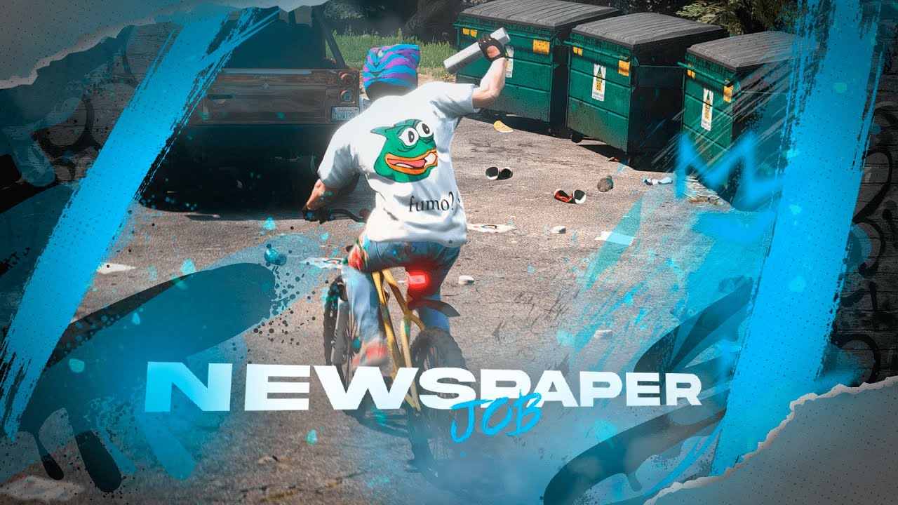 Quasar Newspaper Job for FiveM | Deliver Papers, Level Up & Dominate the Streets