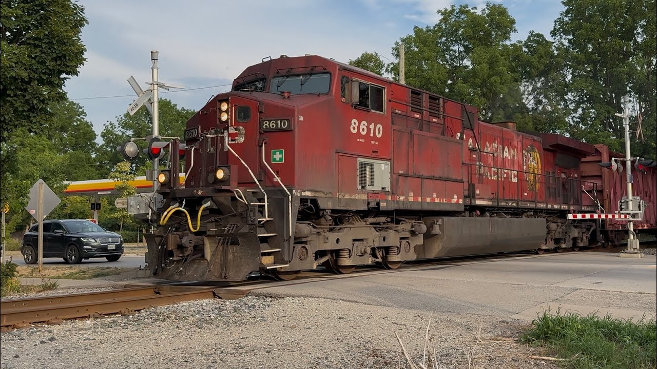 Two awesome CPKC 421s in Alliston Ontario 