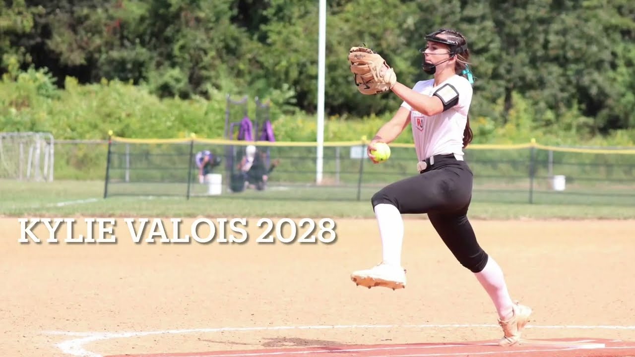 Kylie Valois 2028-  Pitching and Hitting Game Highlights
