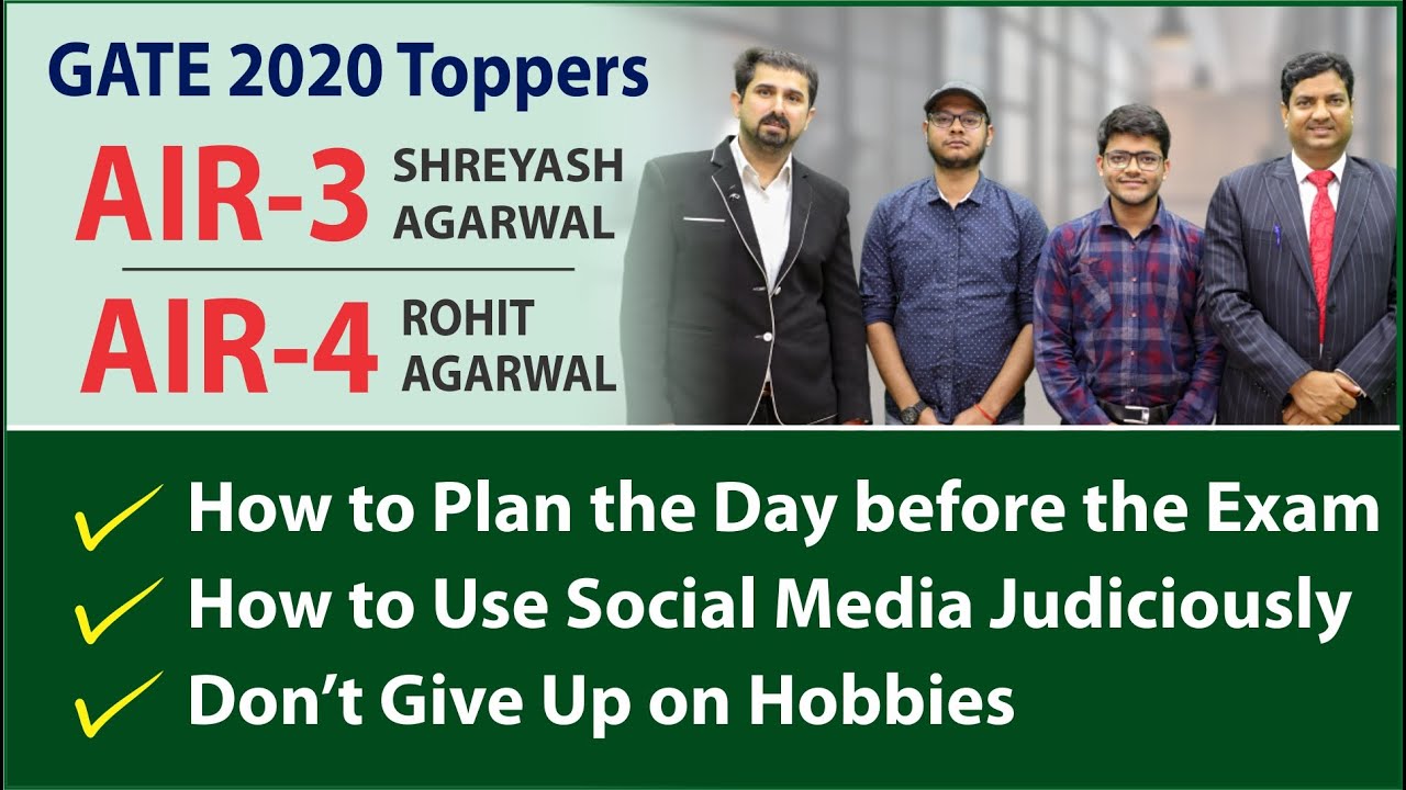 GATE 2020 Topper | Shreyash (ME, AIR 3) & Rohit (PI, AIR 4) | MADE EASY Student | Topper&rsquo;s Talk