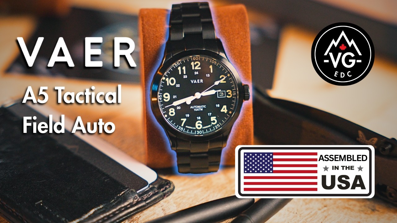 Vaer A5 Tactical Field Automatic: Настоящие часы для повседневного ношения.