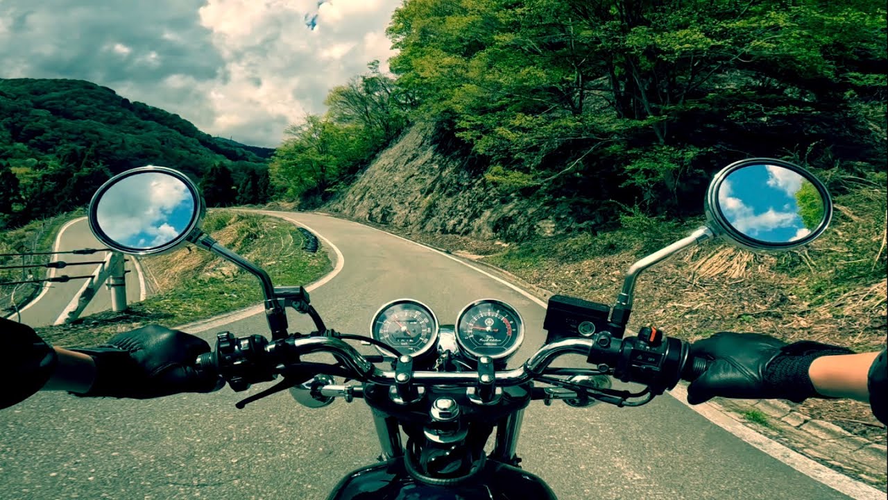 【SR400】simple touring video/single cylinder motorcycle BGM #9