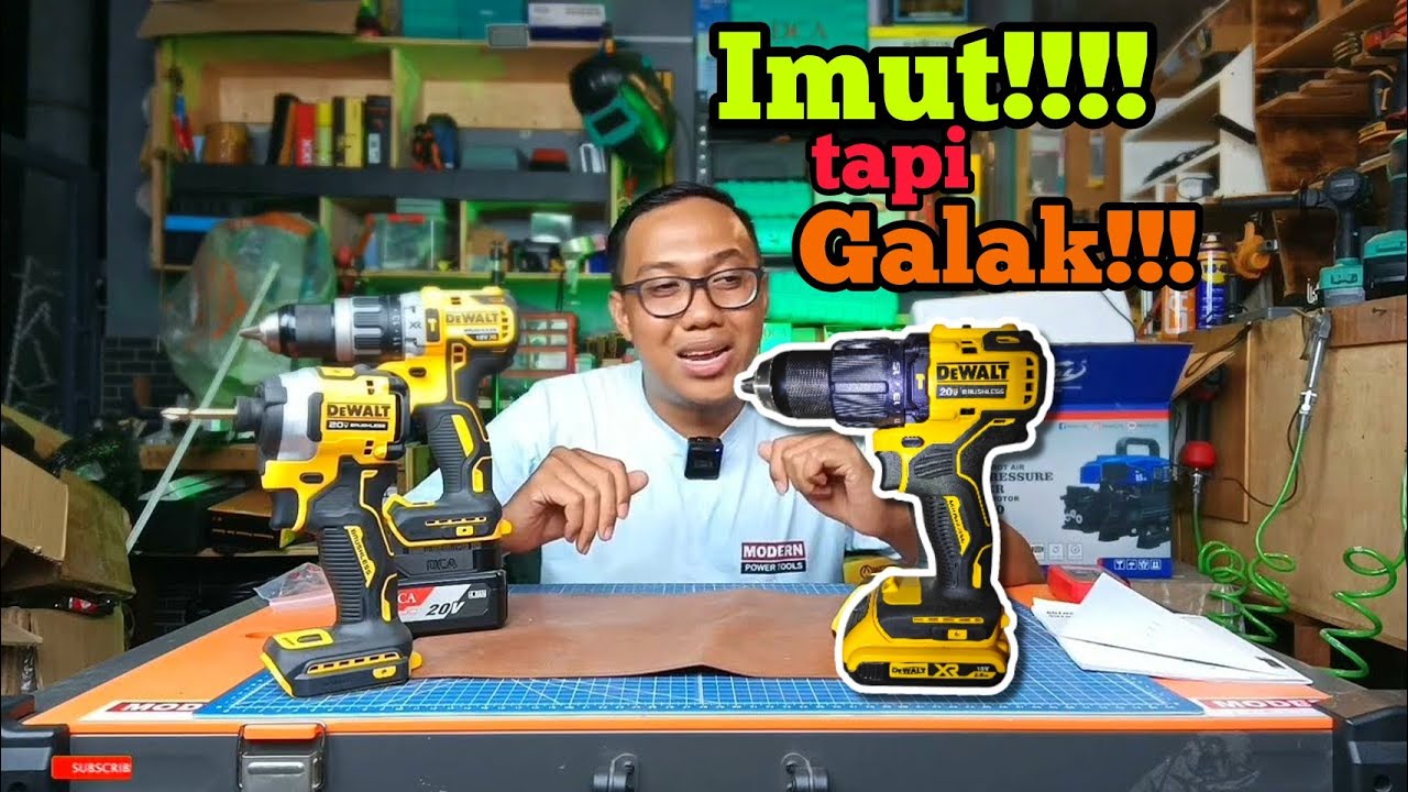 Atomic versi bor!!! || Bor Cordless brushless Dewalt DCD709