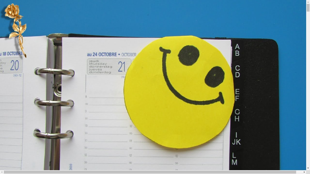 Origami facile : 📕 Marque-page 🔖 Smiley 🙂, Émoticône
