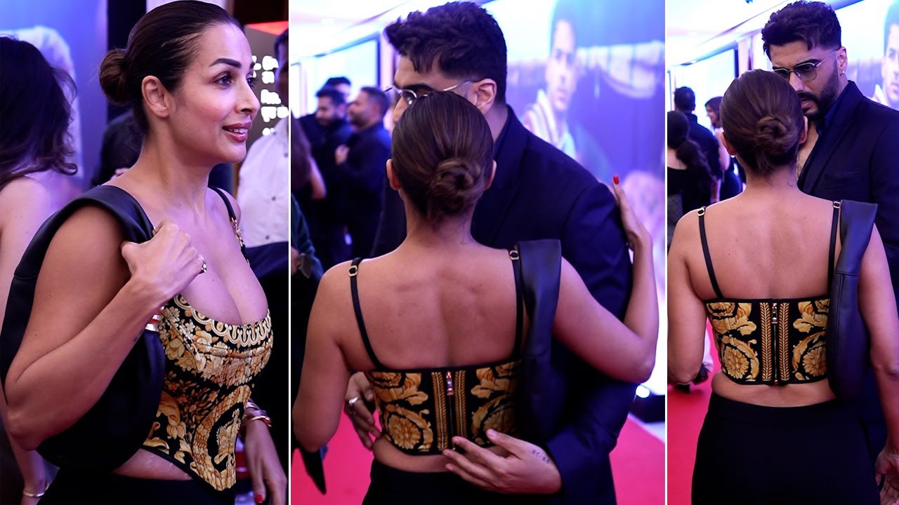 Arjun Kapoor & Malaika Hug In A Rare Reunion After Breakup | Homebound Screening | Janhvi Kapoor