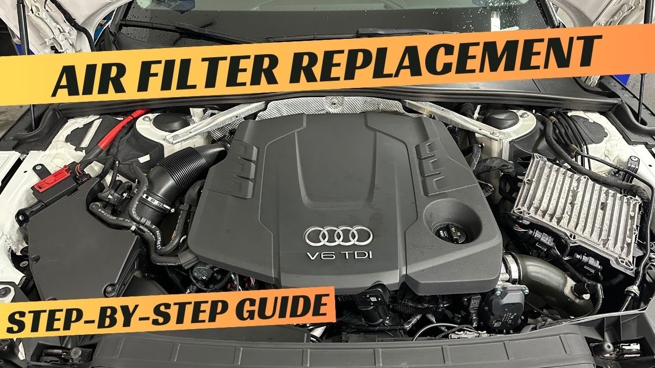 Замена воздушного фильтра Audi 3.0 TDI CSWB A4 A5