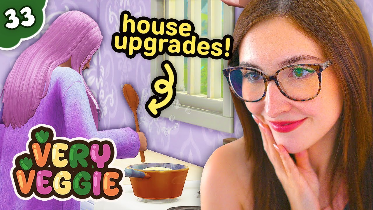 big house upgrades 🍆 very veggie legacy #33 (the sims 4)