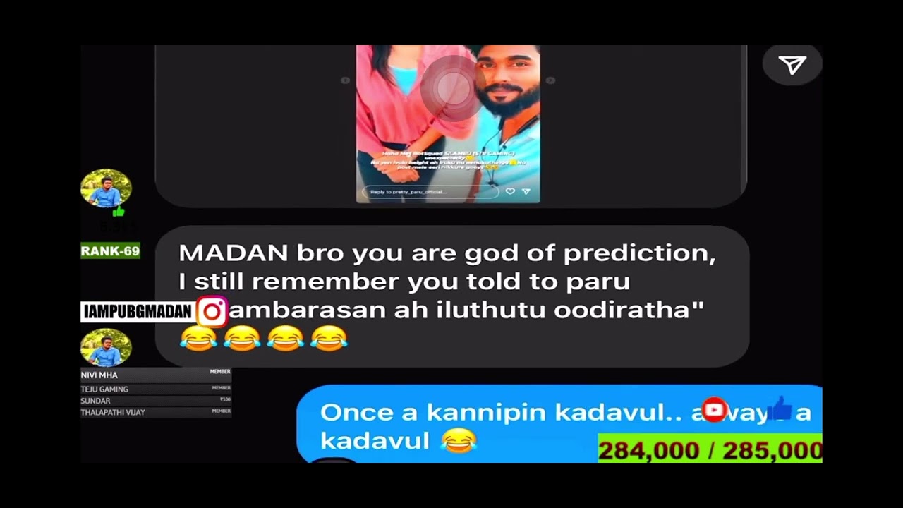 PARU 👸👸MEET STR🧔🏼‍♂️🧔🏼‍♂️😂 MADAN show in live🤟🔥🤟#madan #views