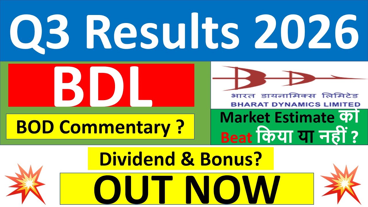 Bharat Dynamics q3 results 2026 | BDL results today | Bharat Dynamics Share News | BDL Share news