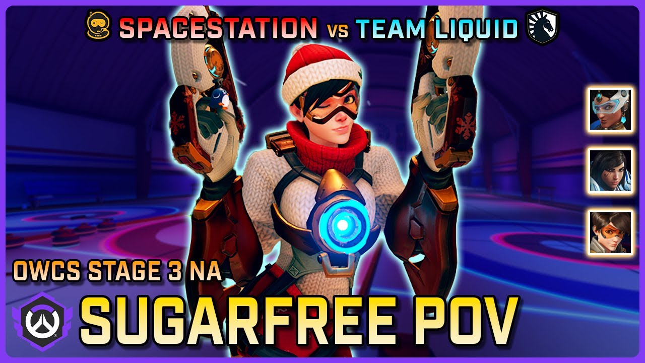 [ Sugarfree ] Sugarbron CARRY | Spacestation vs Team Liquid | OWCS NA Stage 3