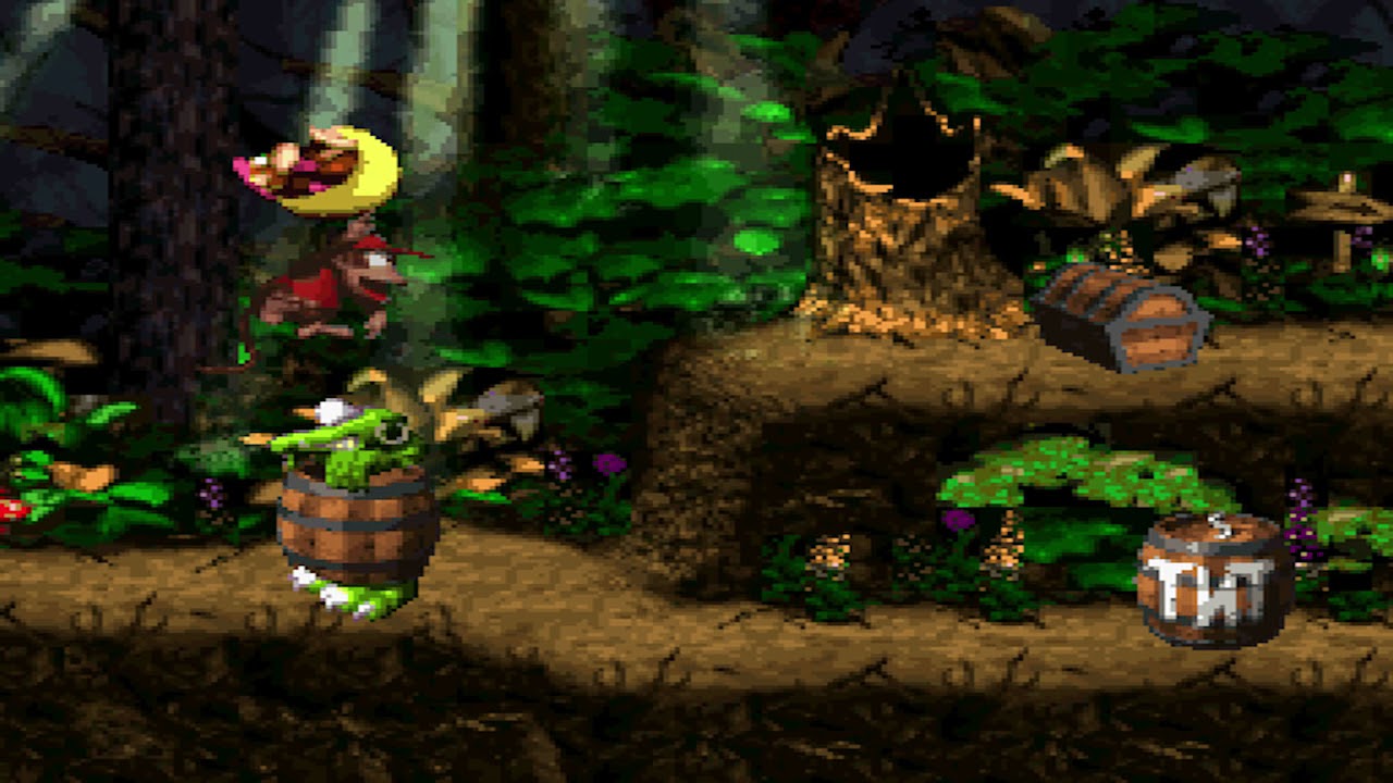 Donkey Kong Country 2: Level 27: Ghostly Grove