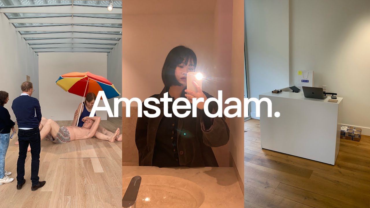 Vlog. 암스테르담 여행 브이로그 🇳🇱 인생 미술관을 다녀오고 부지런히 편집샵 빈티지샵 부수기 • 암테 카페와 맛집까지