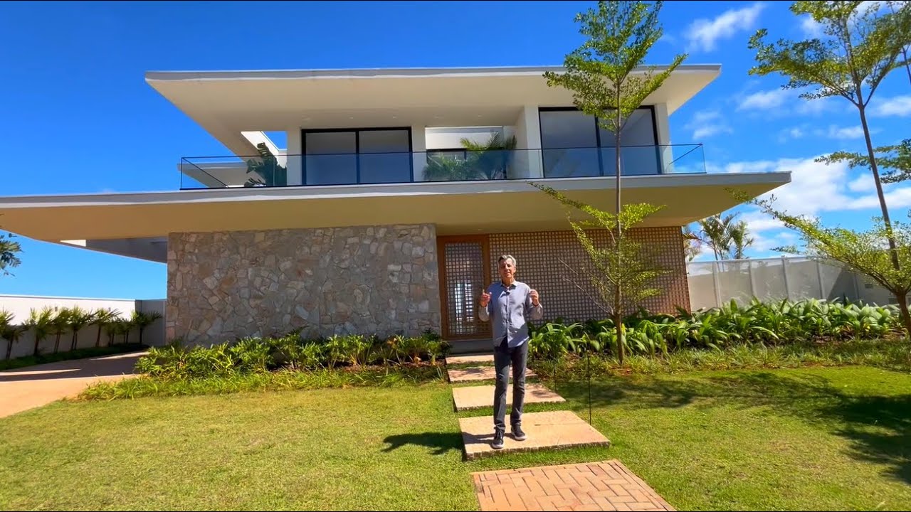 Casa de Alto Padrão no Entreverdes – Piscina Infinita, Sauna e Vista Incrível!