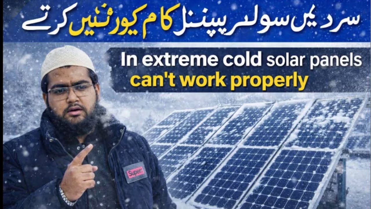 Extreme Cold SHOCK! ❄️ Why Solar Panels STOPWorking in Winter😱
