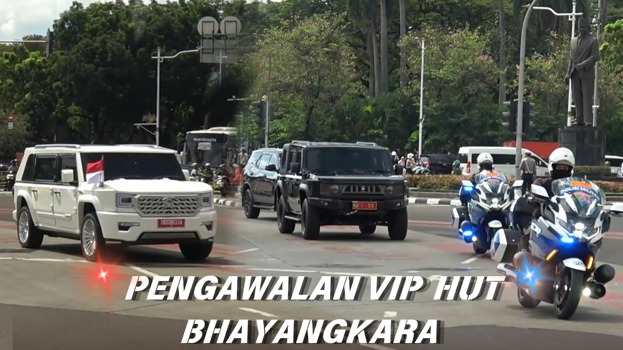 PRESIDEN DENGAN PINDAD MAUNG🔥 PENGAWALAN VIP PADA HUT BHAYANGKARA 2025
