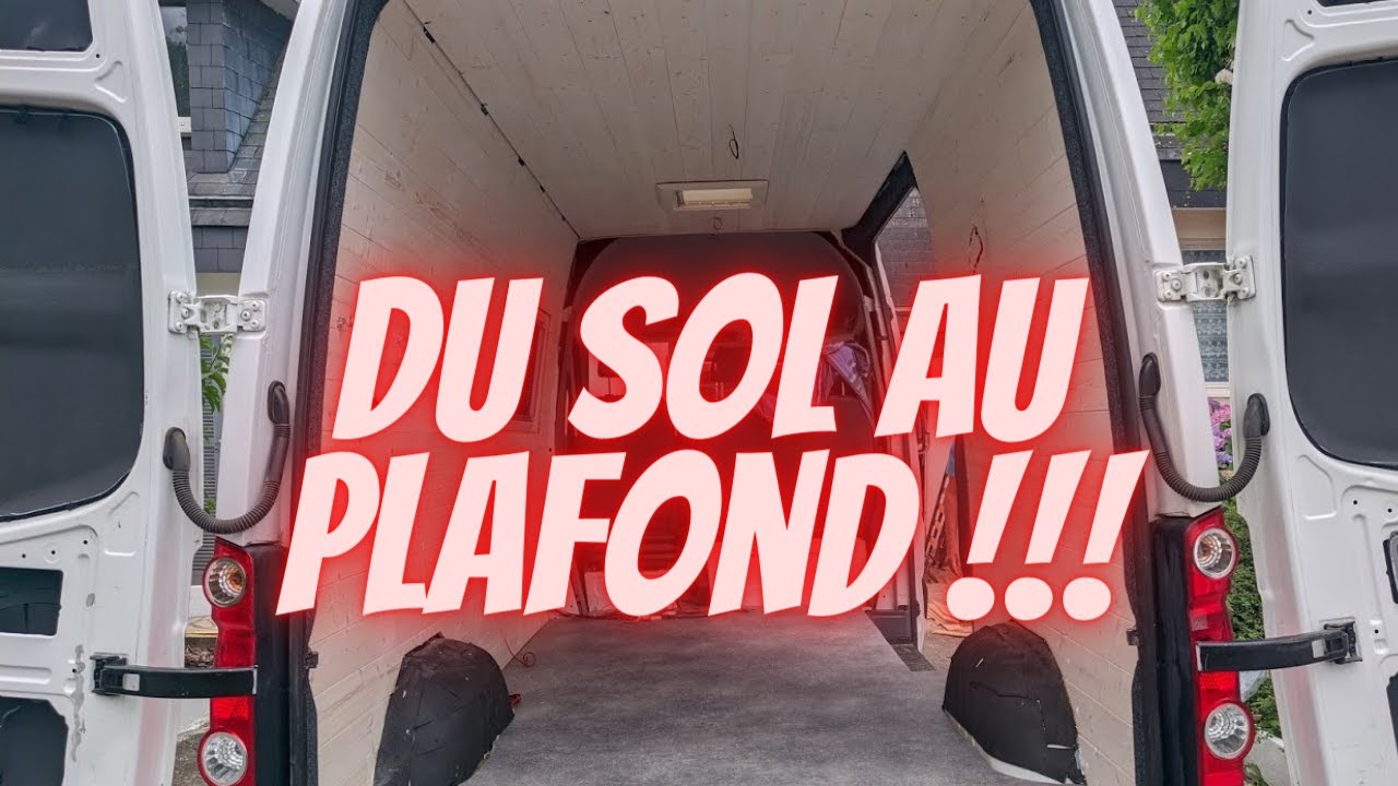 Aménagement Volkswagen Crafter : On habille tout, du sol au plafond !!!