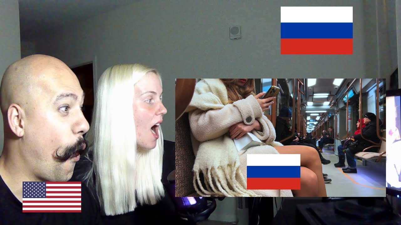 American Russian Wife Reacts To THIS WAS NOT SHOWN TUCKER CARLSON 🇷🇺 Real Russian METRO in Moscow