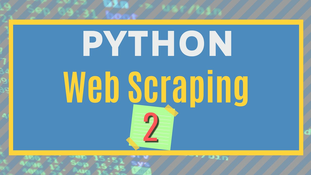 Python Web Scraping - İnternetten Veri Çekmek Ders - 2