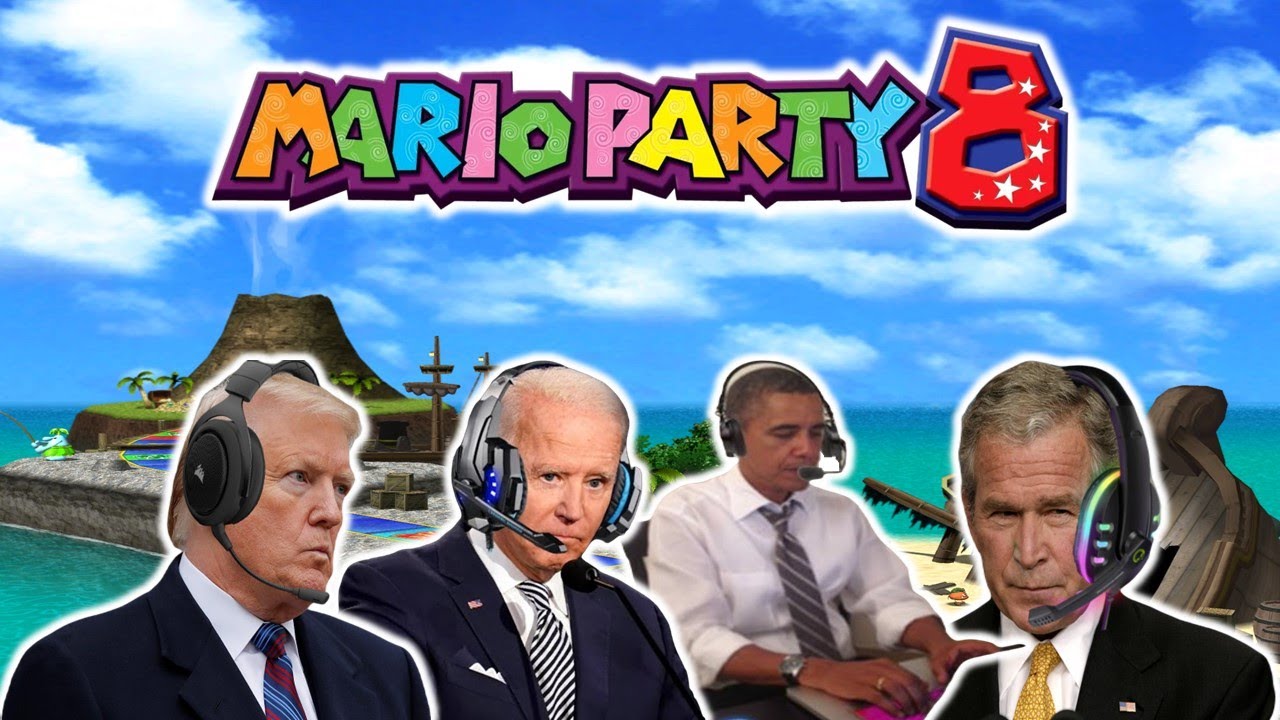 Президенты США играют в Mario Party 8