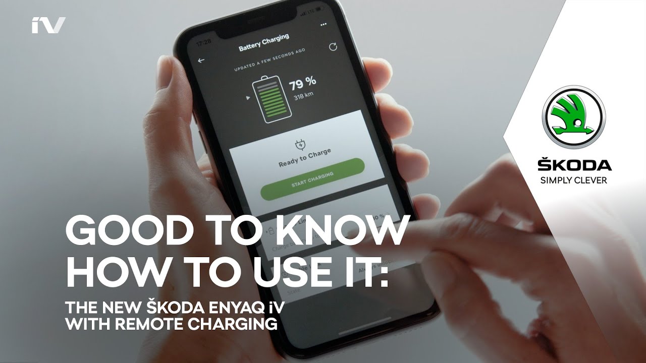 &Scaron;KODA ENYAQ: How to use the Remote Charging