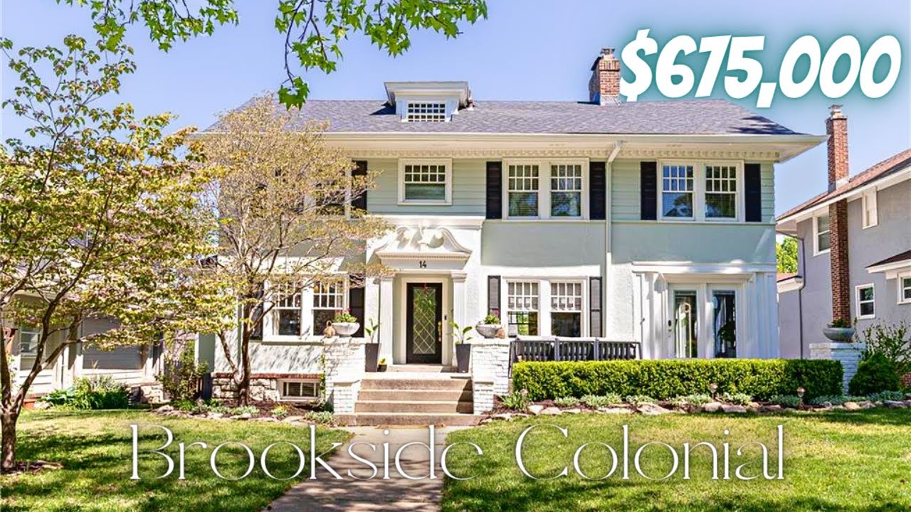 Kansas City Homes For Sale presented by @movingtokc  -  Brookside Colonial
