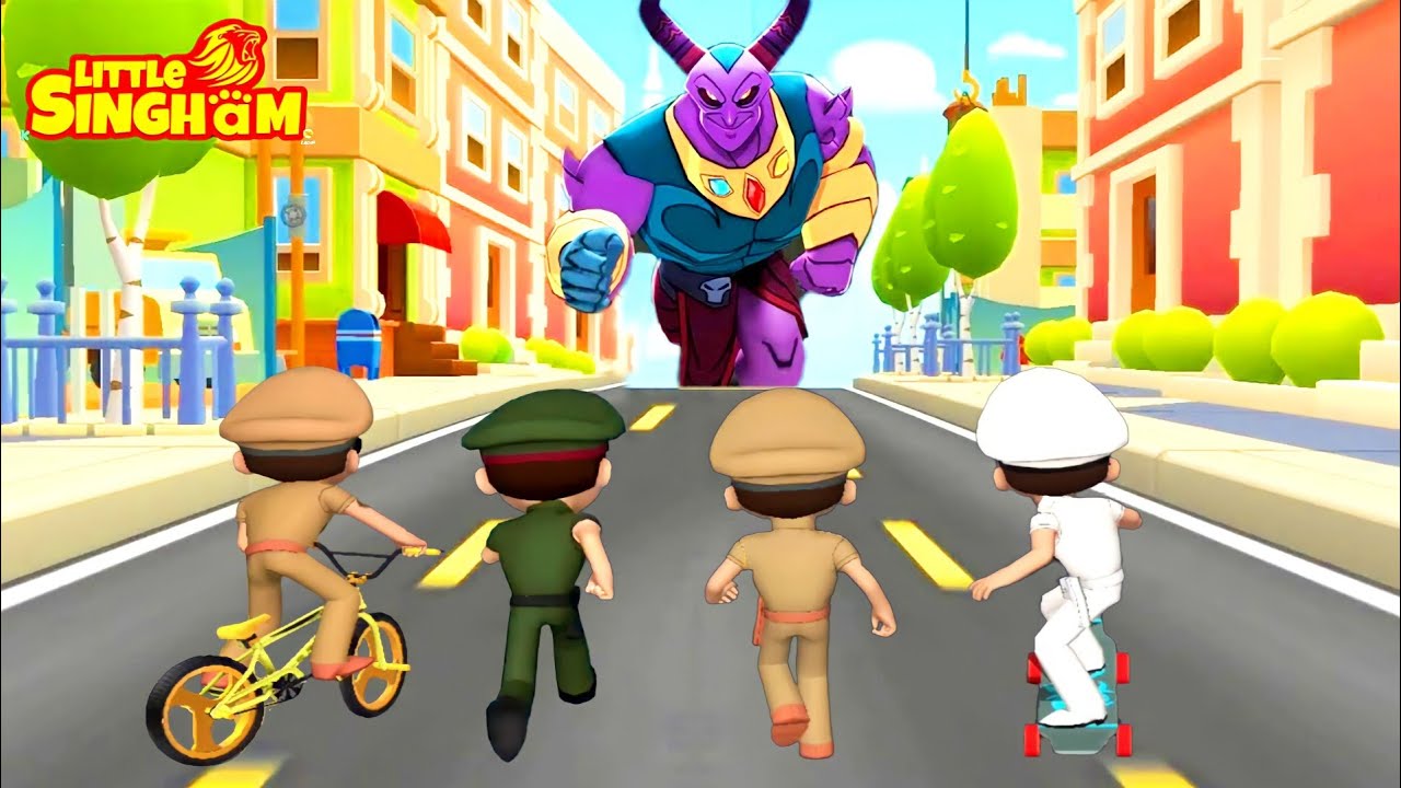 Little Singham, Little Singham Cycle Race, Little Singham Super Skater Gameplay 