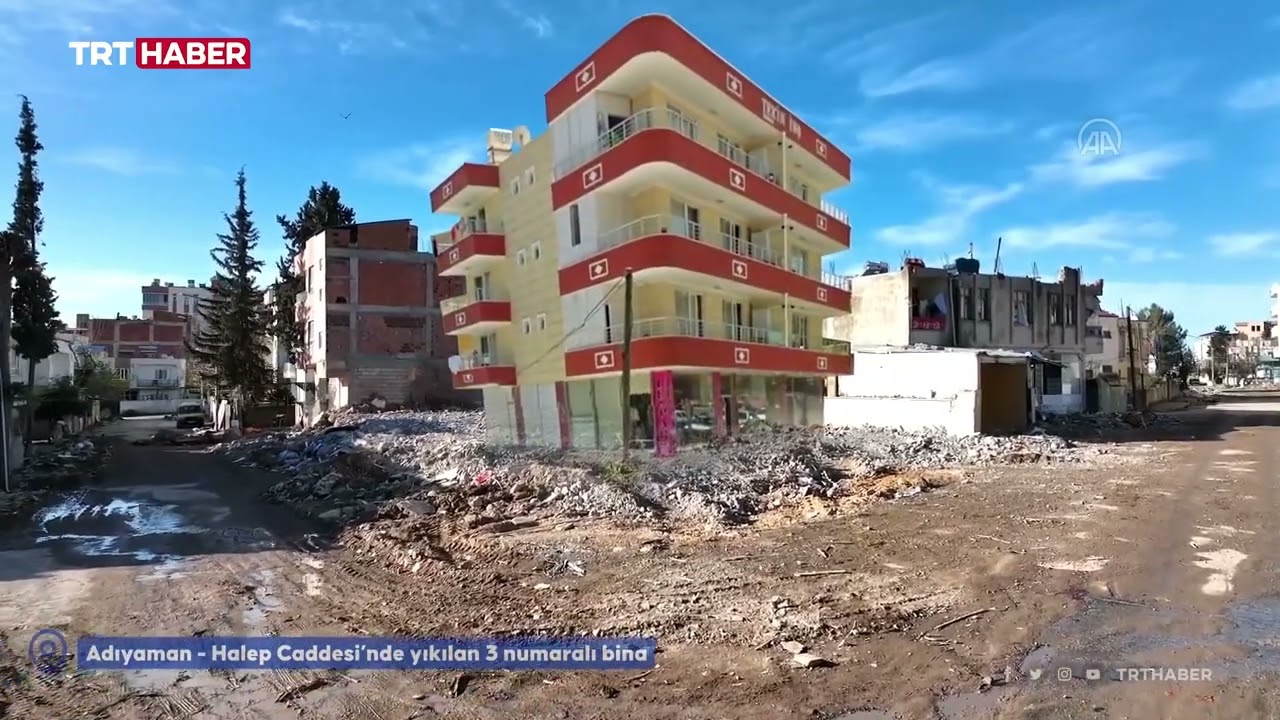 Adıyaman'da deprem öncesi ve sonrası...
