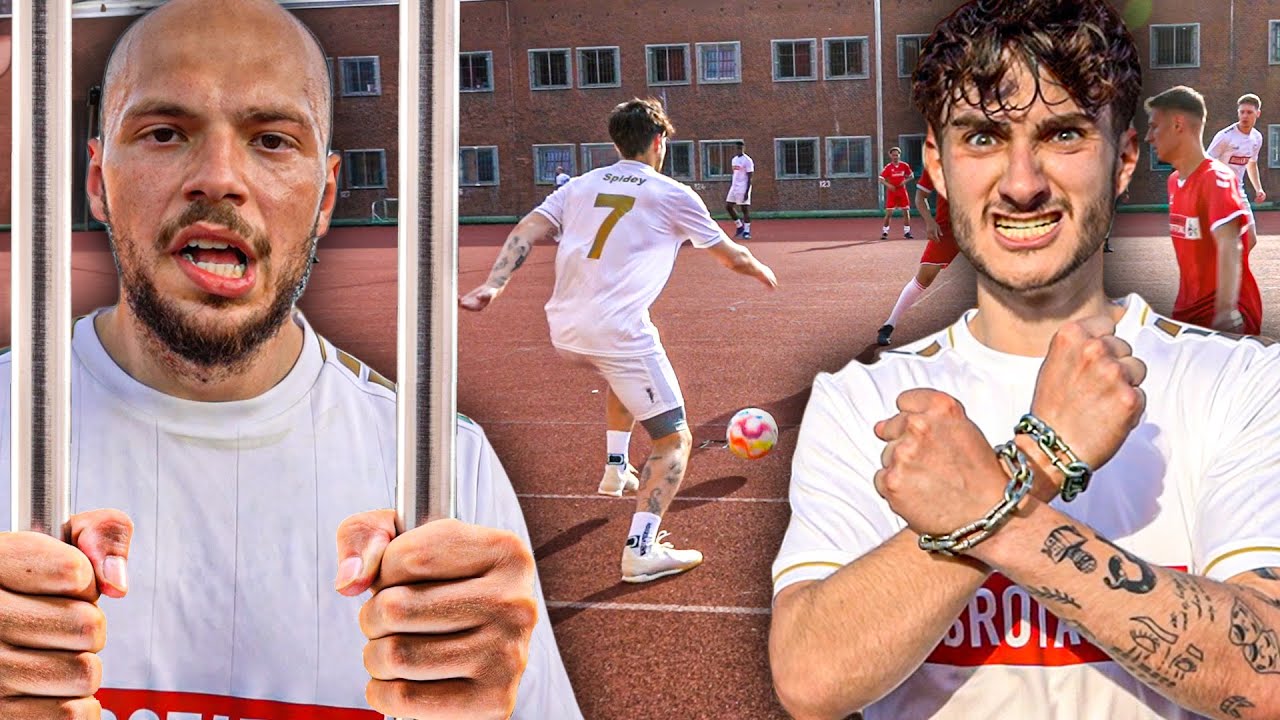 WIR SPIELEN GEGEN EINE KNAST MANNSCHAFT! *R&uuml;ckspiel im Gef&auml;ngnis*